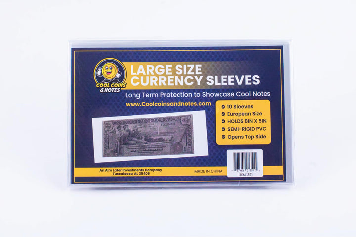 Banknote Holders Currency Sleeves Rigid Large Paper Money Topload Holders Notes Cool Coins & Notes