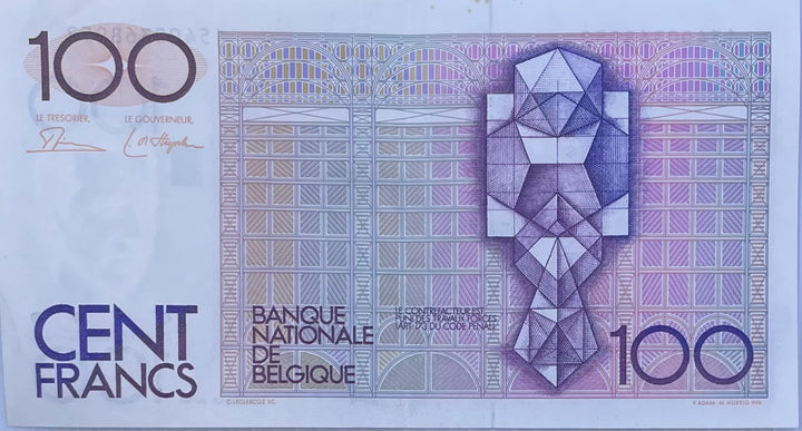 Belgium 1984-1986 100 Francs P-142 Used World Banknote