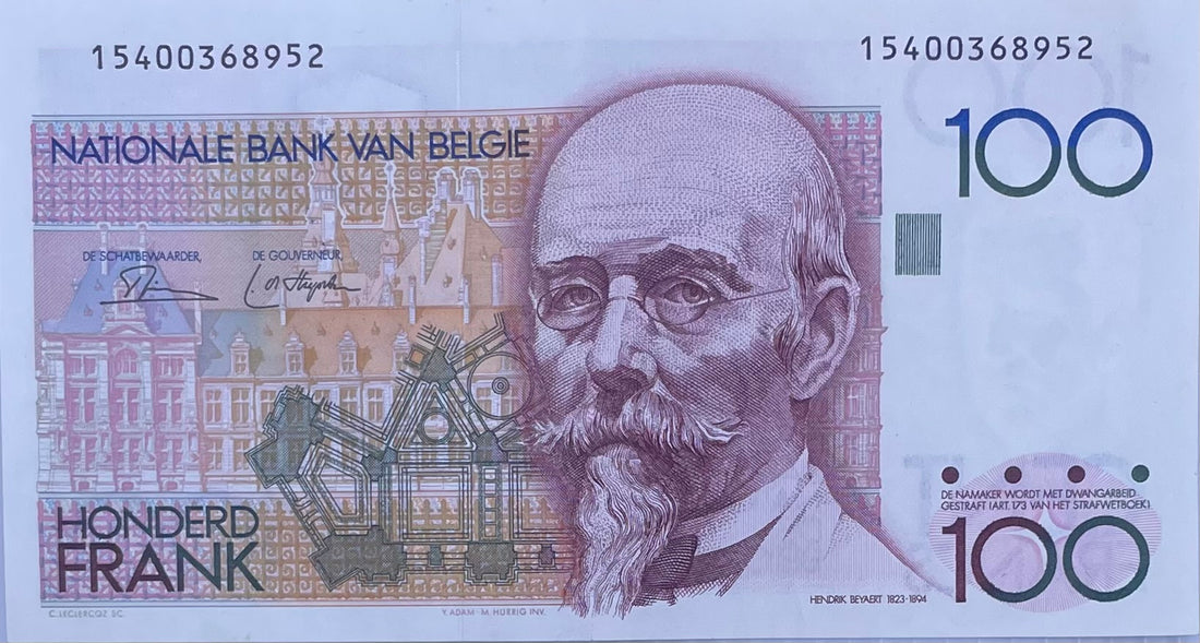 Belgium 1984-1986 100 Francs P-142 Used World Banknote