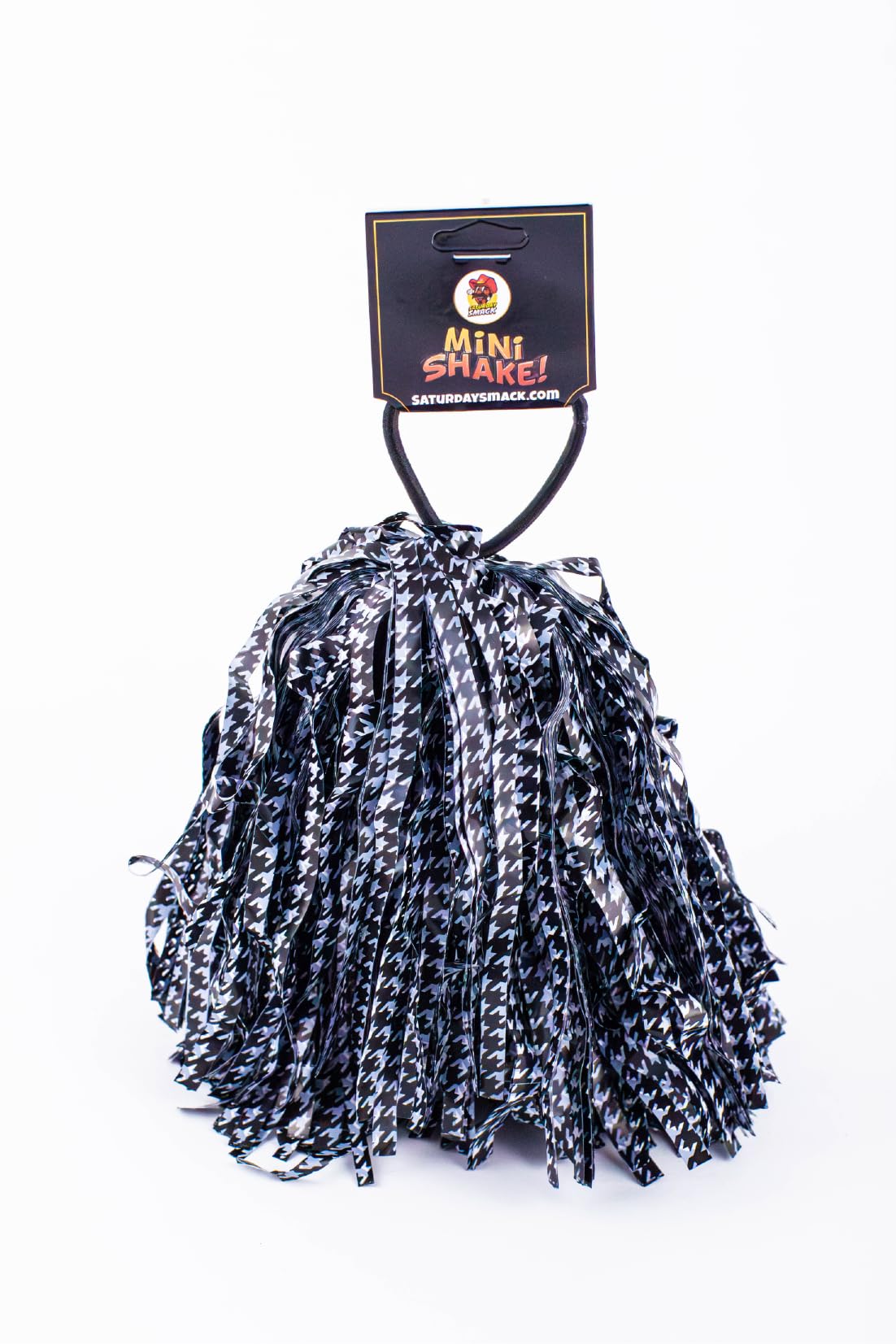 Houndstooth Mini Shaker Pom Poms for Gameday! (2)