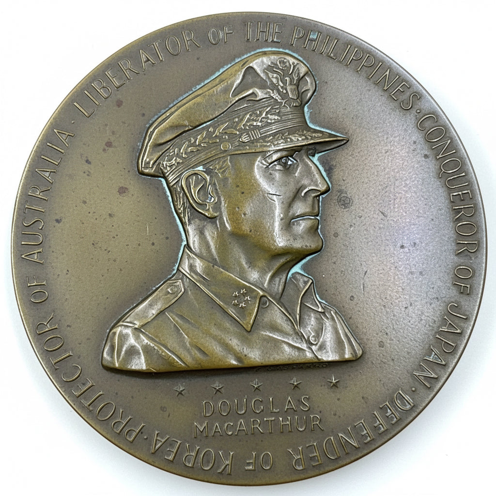 "'1962" WWII General Douglas MacArthur Congressional Gold US Mint Medal Bronze
