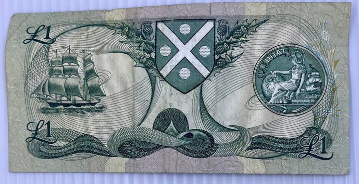 Scotland 1985 1 Pound P-111 Used World Banknote