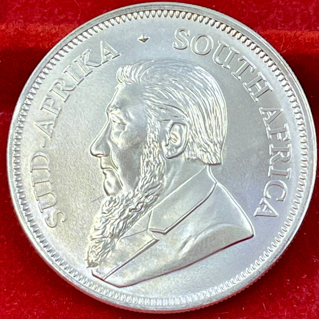 South Africa 2020 1 Krugerrand Silver UNC Coin - Cool Coins & Notes