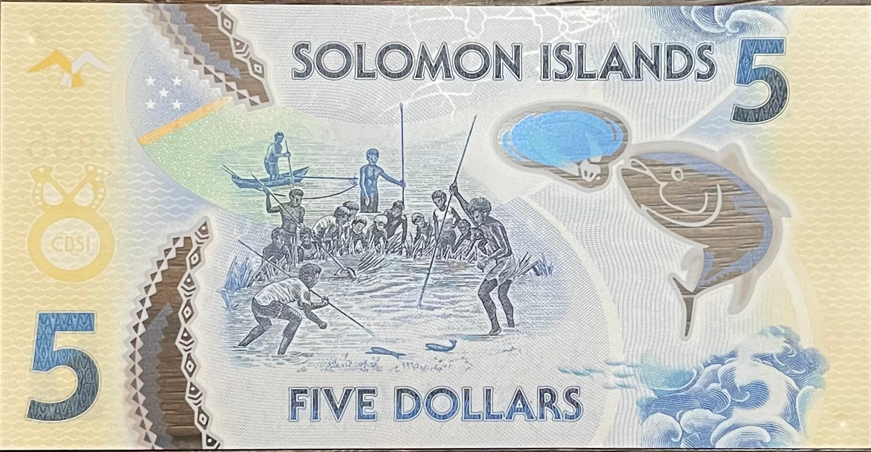 Solomon Islands 5 Dollars Polymer ND 2019 P38a.2 UNC World Banknote