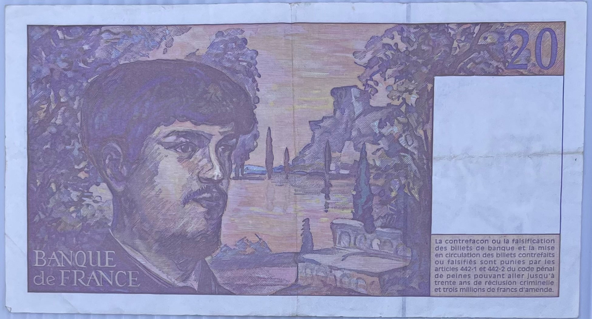 1997 France 20 Francs Used World Banknote