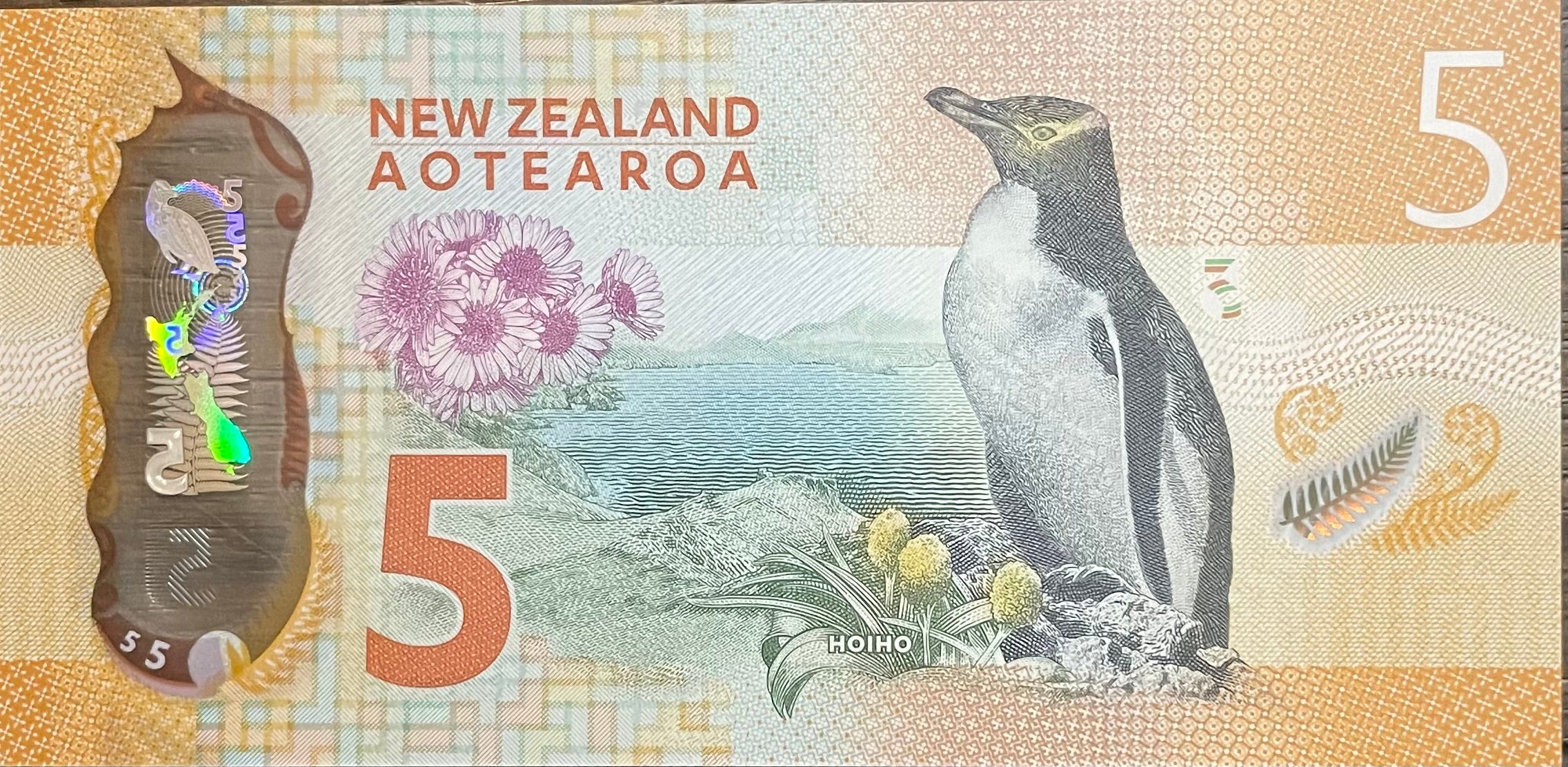 New Zealand 5 Dollars 2015 Polymer P 191 UNC, Banknote