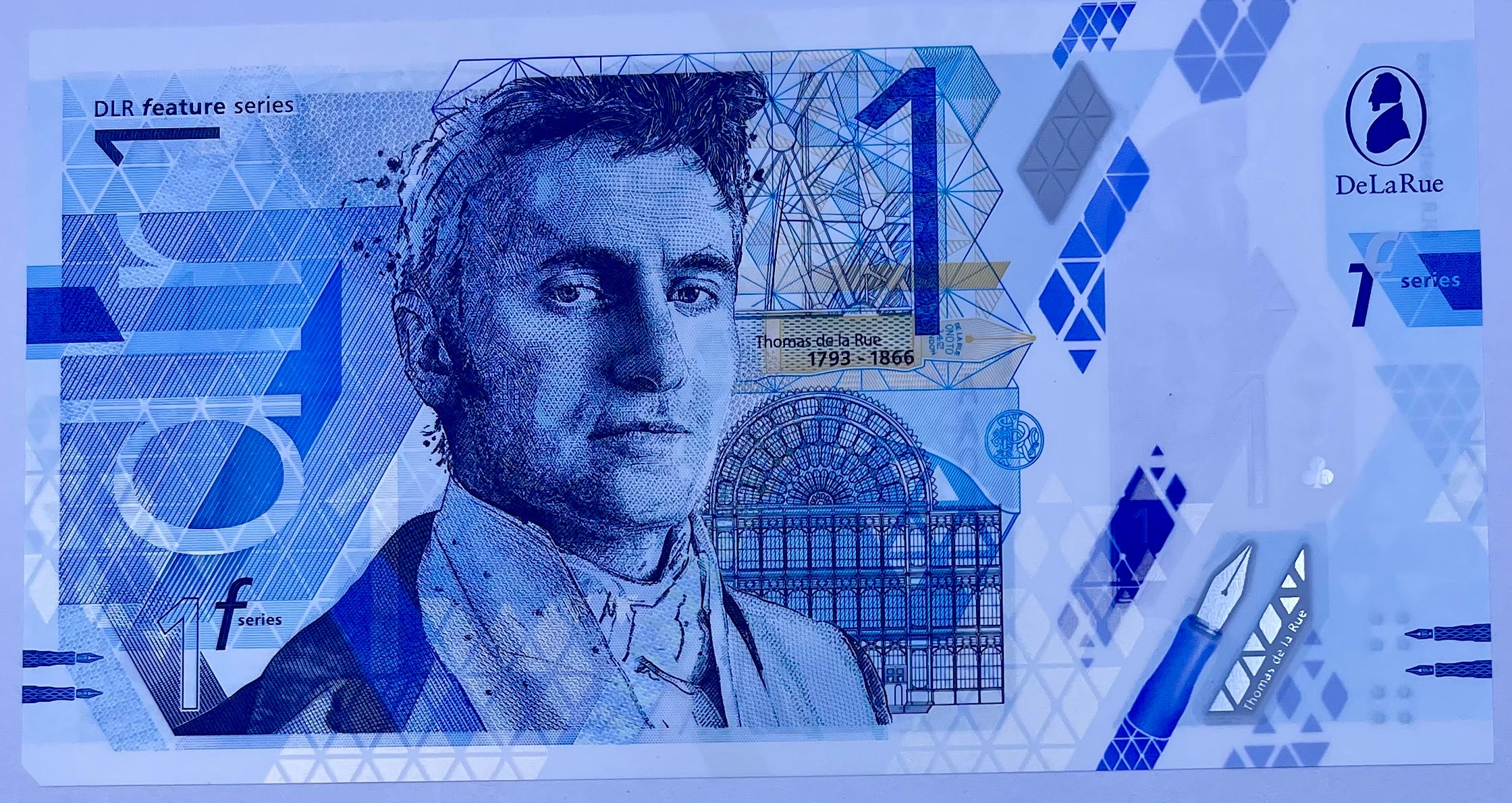 Thomas De La Rue (GBR) 1 Unit ND 2021 Safeguard "Test Note-Polymer" UNC