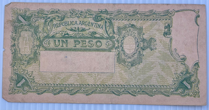 Argentina 1946-1947 1 Peso P251, Used Banknote - Cool Coins & Notes