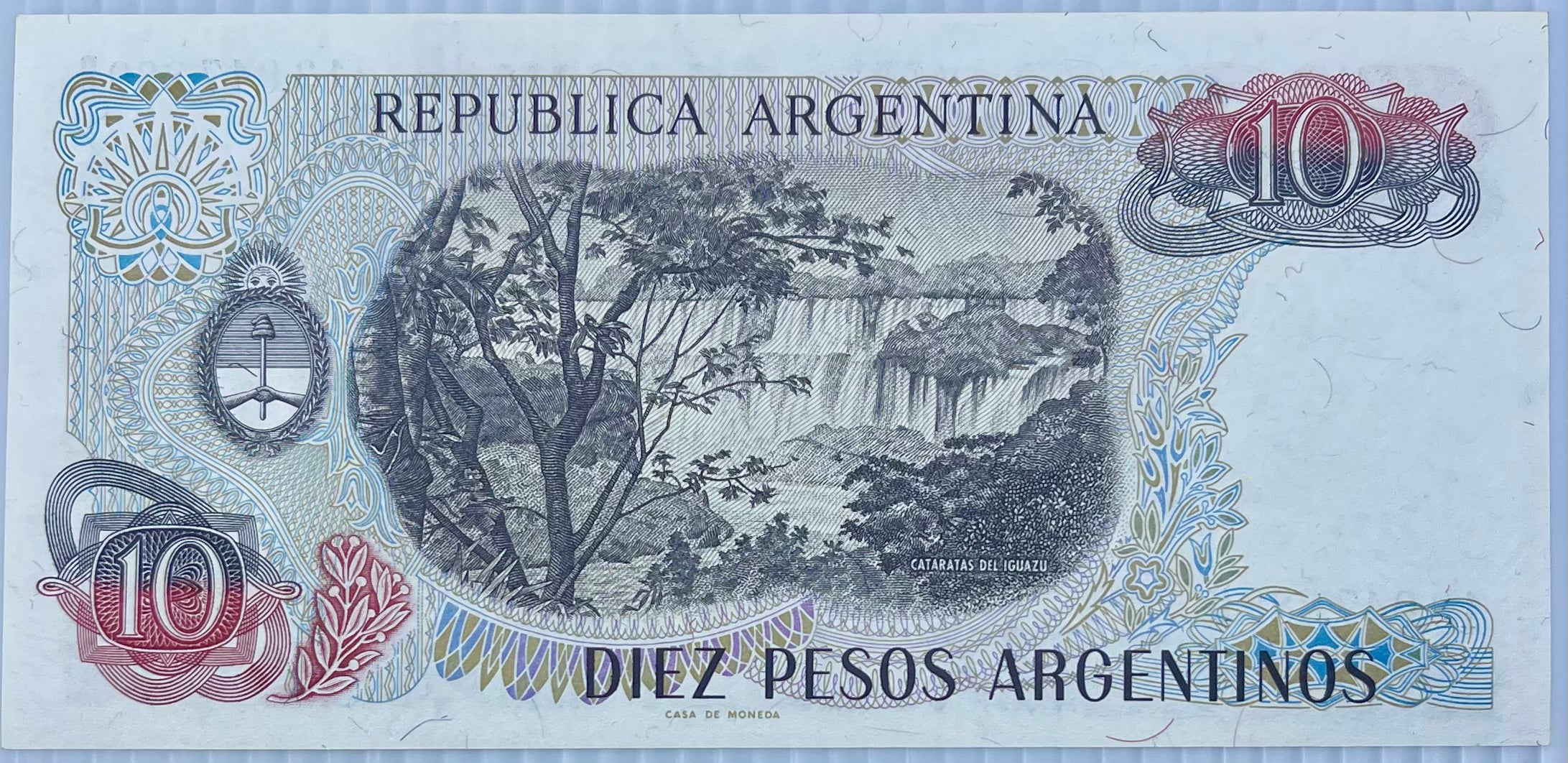 Argentina 1983-84 10 Pesos P-313 UNC Banknote - Cool Coins & Notes