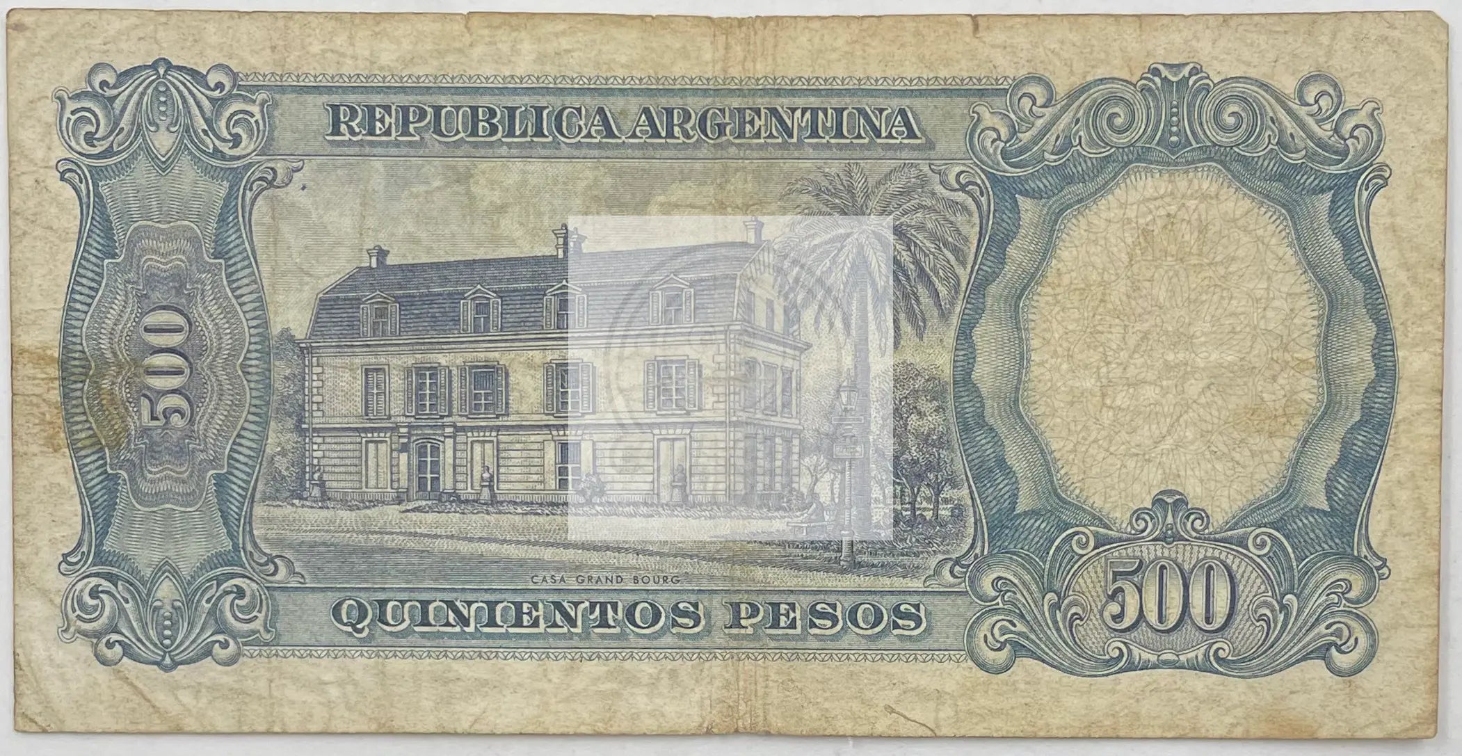 Argentina 500 PESOS P-278a 1964-1965 Martin Argentinian Used World Currency NOTE - Cool Coins & Notes