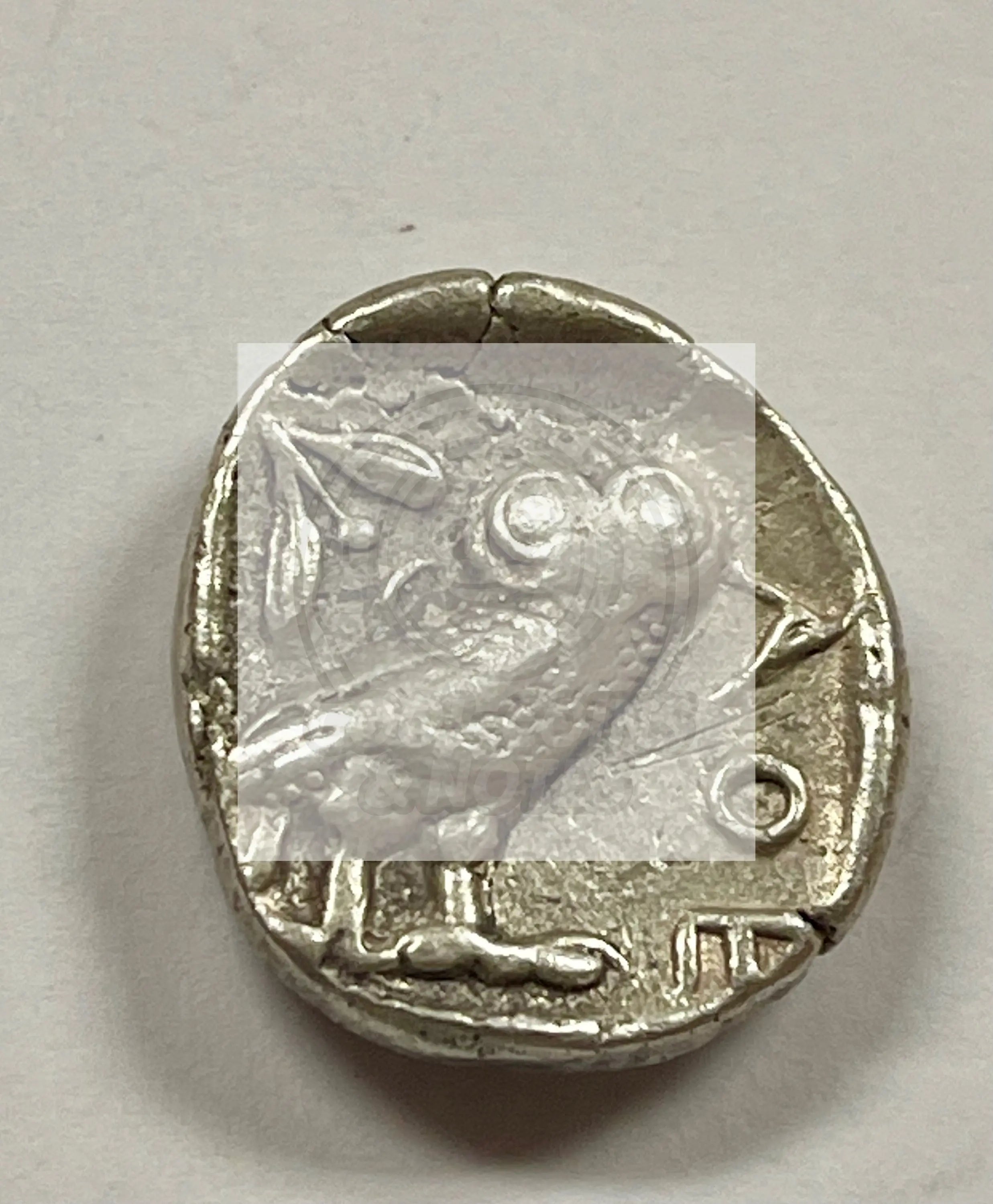 Athens Greece Athena Owl AR Silver Tetradrachm Attica Ancient 440-404 BC SM1071 - Cool Coins & Notes