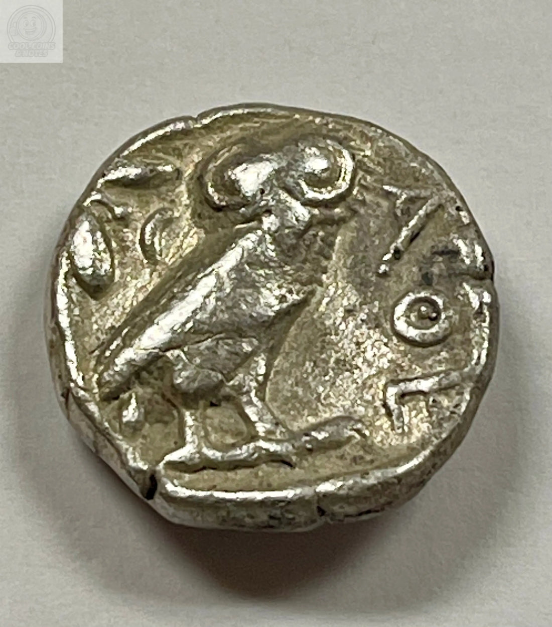 Athens Greece Athena Owl AR Silver Tetradrachm Attica Ancient 440-404 BC SM172 - Cool Coins & Notes