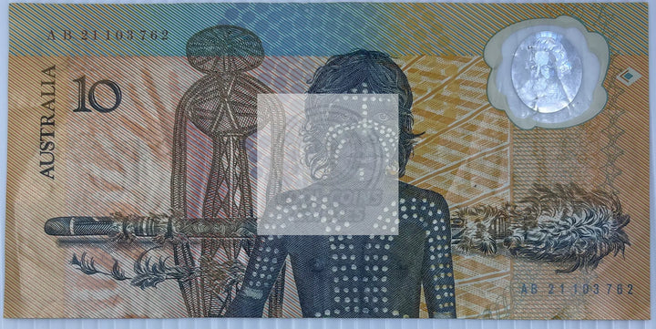 Australia 1988 10 Dollars P-49b Australian Bicentennial, Used World Banknote - Cool Coins & Notes
