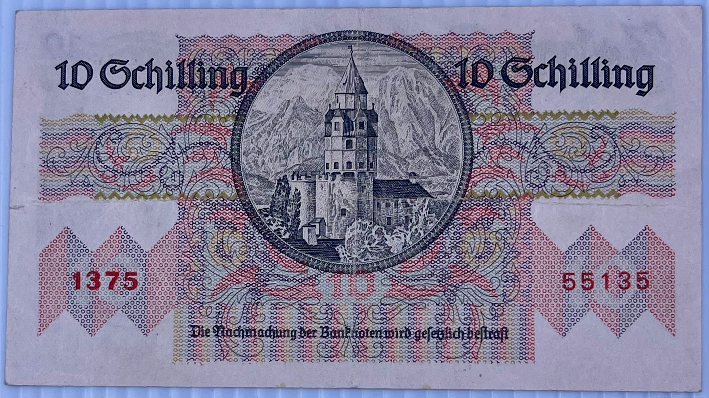 Austria 1946 10 Schillings P-122 Used World Banknote Cool Coins & Notes