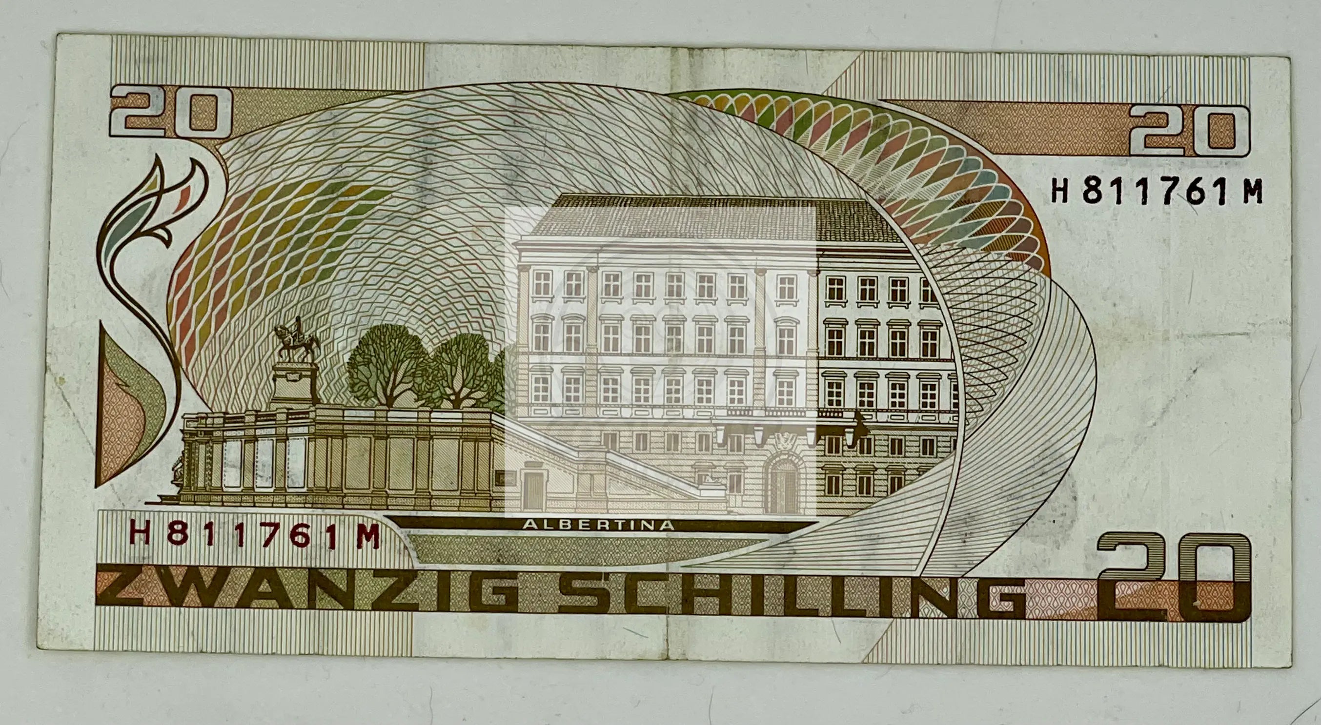 Austria 1986 20 Schilling P148, Used Banknote - Cool Coins & Notes