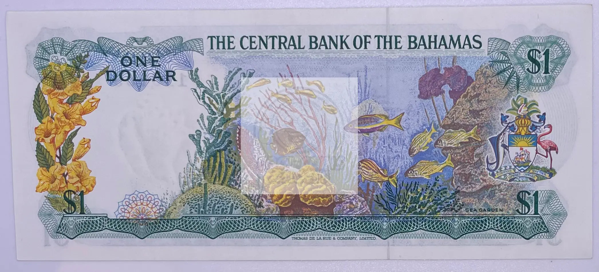 Bahamas 1 Dollar 1974 (1984 ND), P.43a AU - Cool Coins & Notes