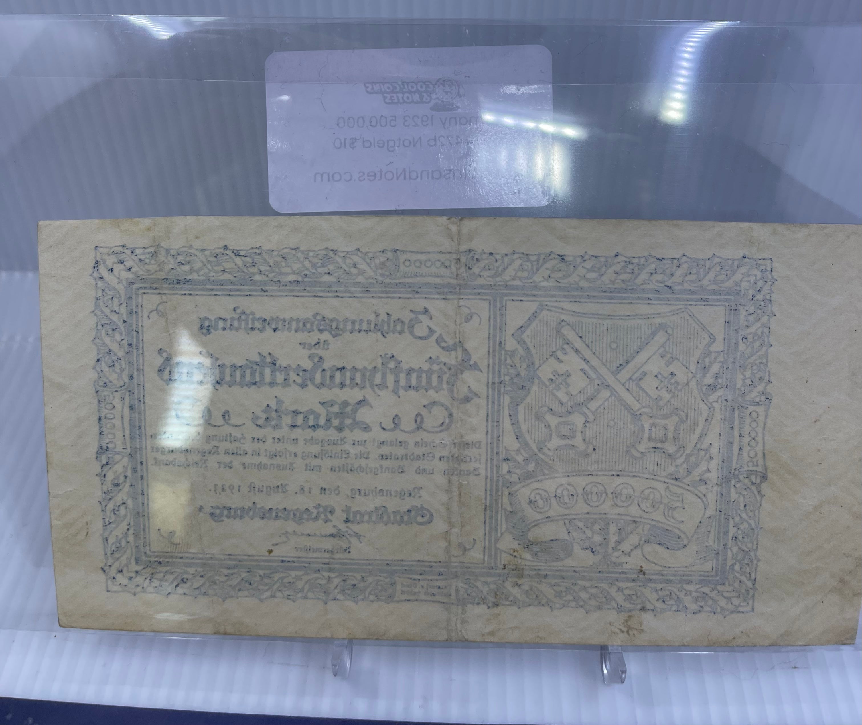 Banknote Currency Seal Sleeves Large European Size Currency Topload Holders Notes Cool Coins & Notes Cool Coins & Notes 