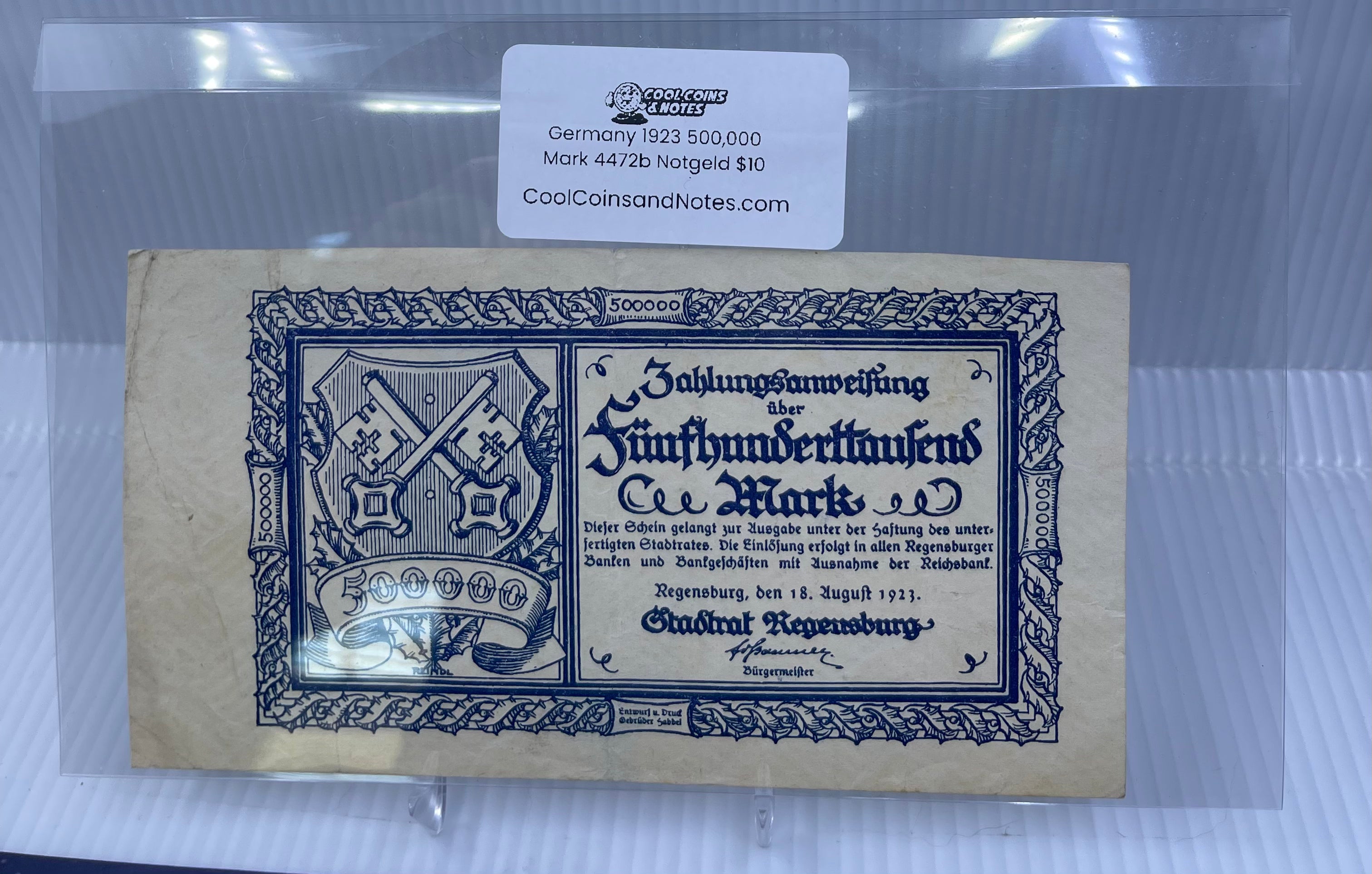 Banknote Currency Seal Sleeves Large European Size Currency Topload Holders Notes Cool Coins & Notes Cool Coins & Notes 