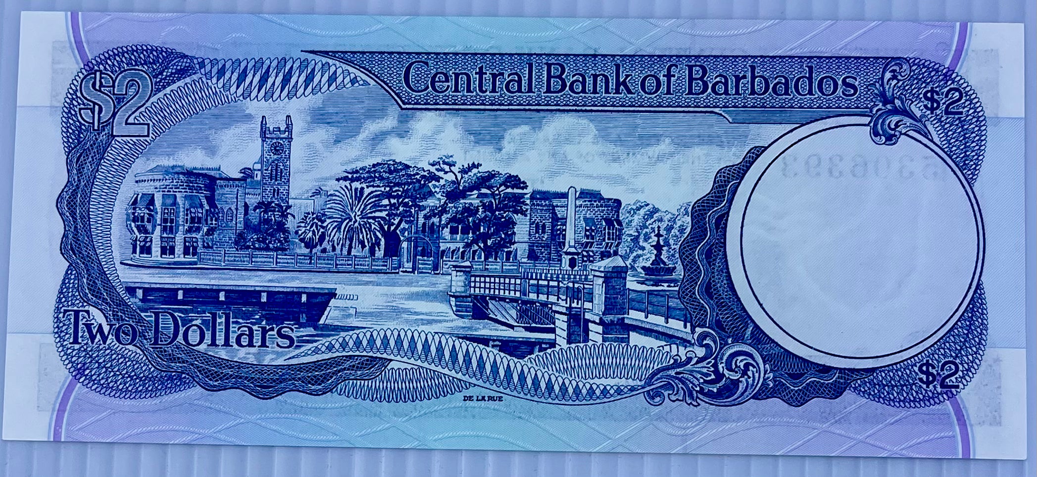 Barbados 2 Dollars 1980-87 P-30 UNC Banknote Cool Coins & Notes