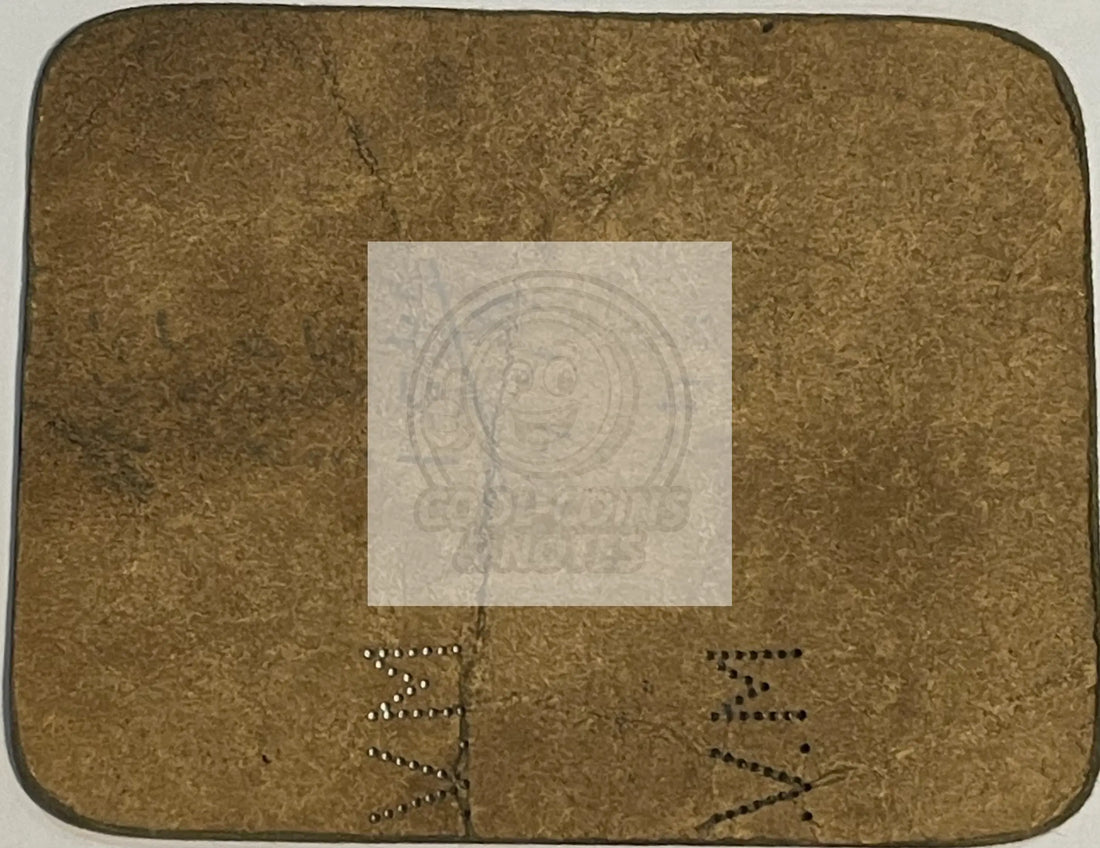 Belgium-Vooruit 1914 5 Kolenkaarten Leather Circulated Banknote Coal Voucher - Cool Coins & Notes