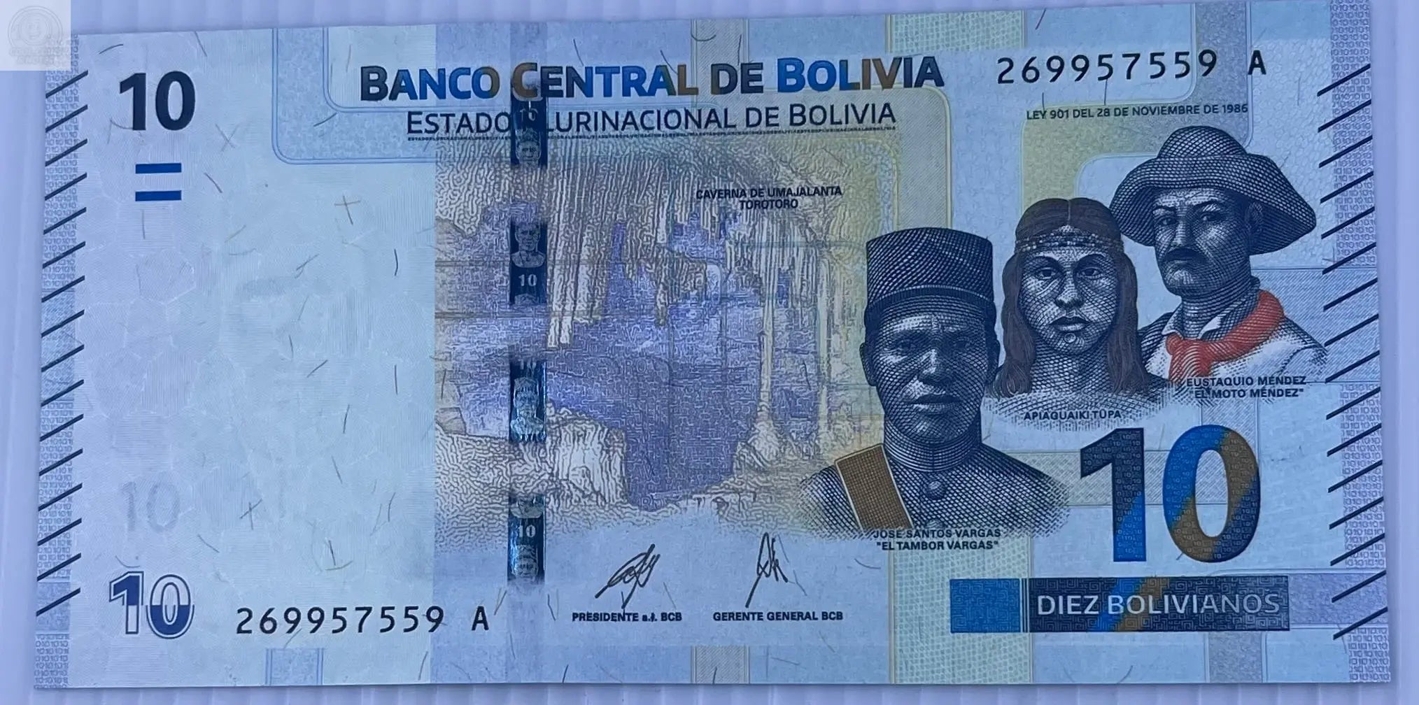 Bolivia 2018 10 Bolivianos World Banknote Currency Cool Coins & Notes
