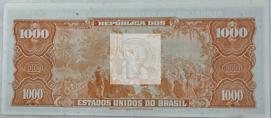 Brazil 1 cruzeiro Novo ND 1966 P-187b UNC Pedro Cabral, World Banknote - Cool Coins & Notes