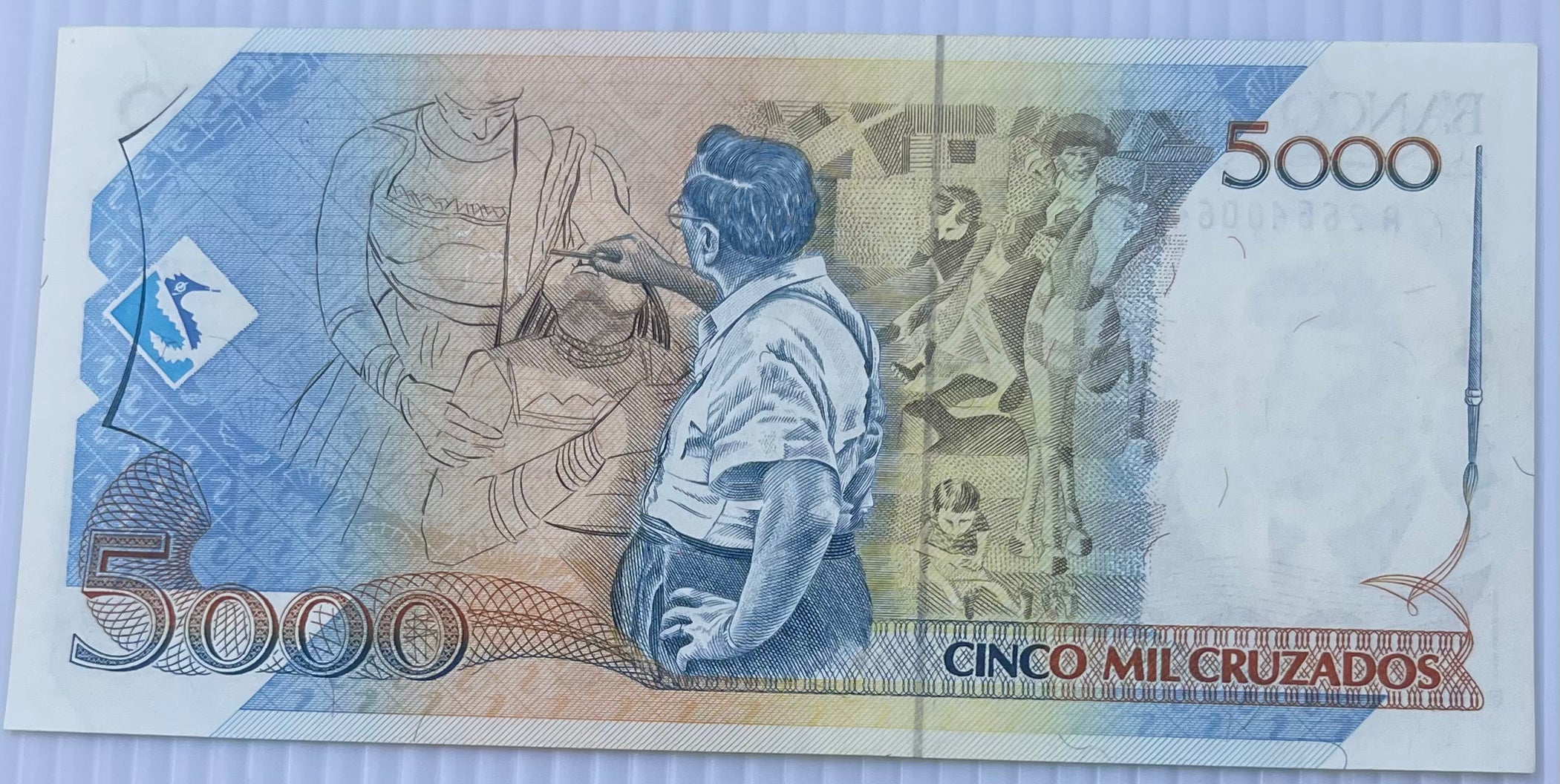 Brazil 1989 5 Cruzados P-217 UNC Banknote World Paper Money - Cool Coins & Notes
