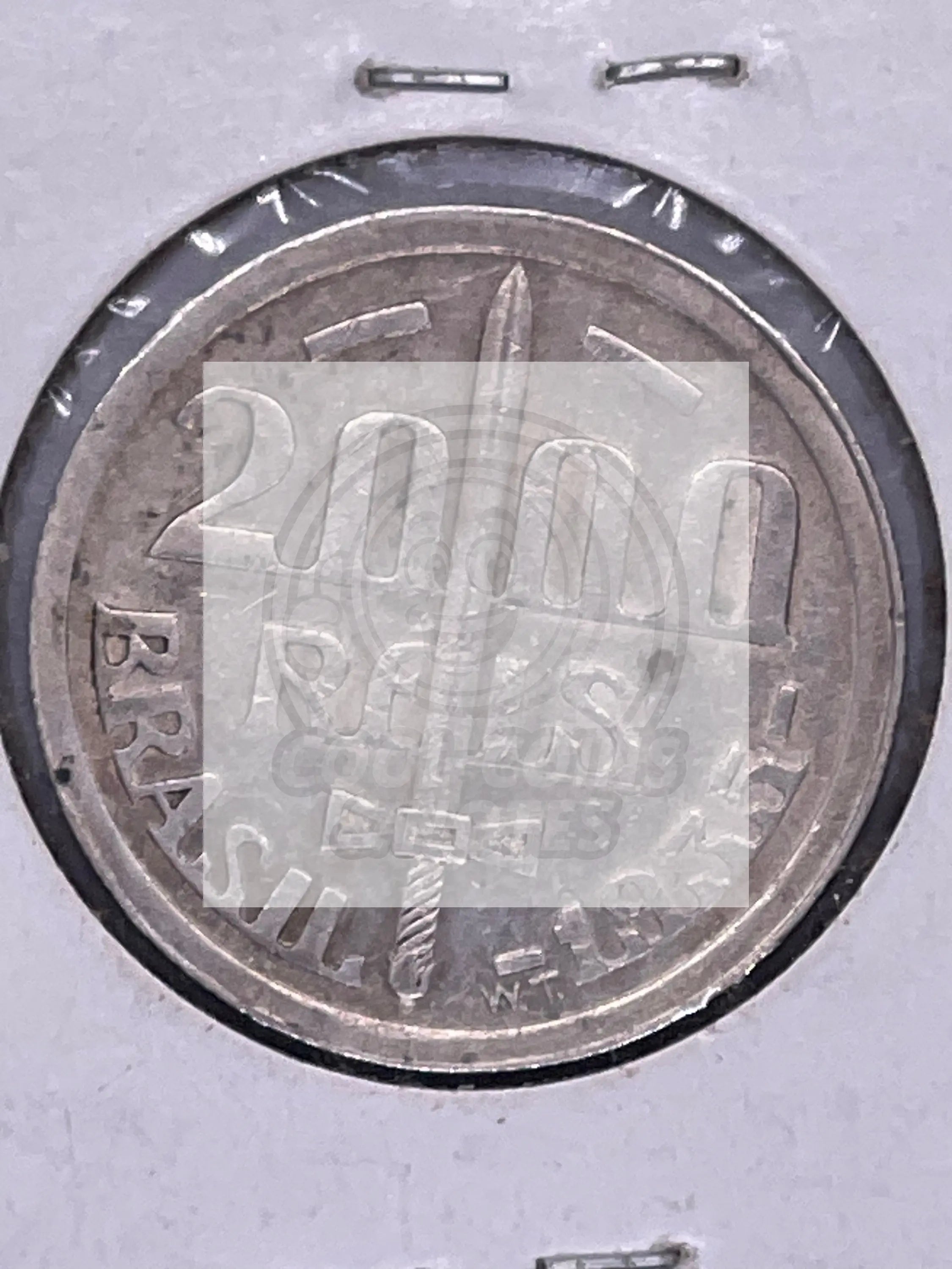 Brazil 2000 Reis 1935 XF Silver Coin - Cool Coins & Notes