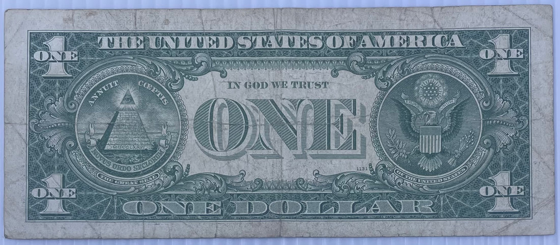 USA 1963B $1 Dollar Barr Note Circulated