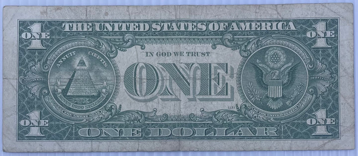 USA 1963B $1 Dollar Barr Note Circulated