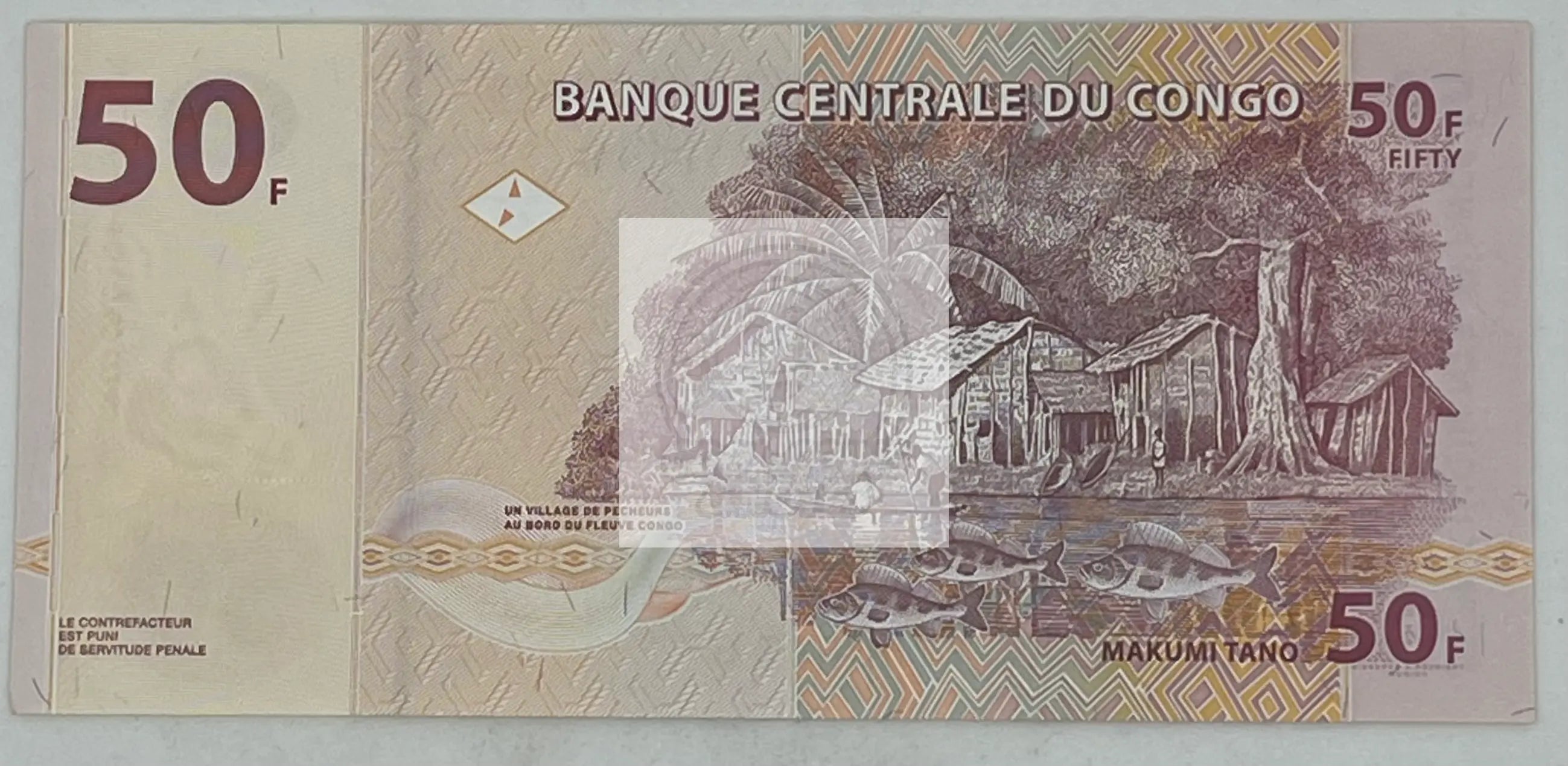 CONGO 50 Francs, 2007, P-97, UNC World Banknote - Cool Coins & Notes