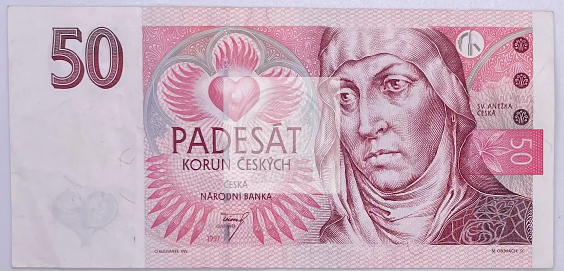 CZECH REPUBLIC 50 Korun 1997, P-17 - Cool Coins & Notes