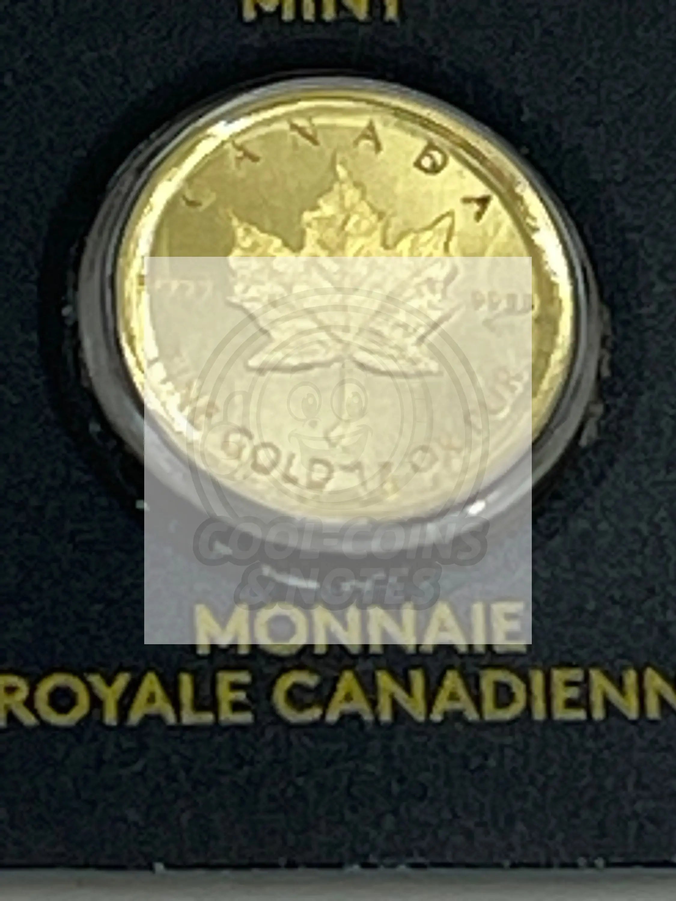 Canada 1 Gram Gold Coin UNC - Cool Coins & Notes