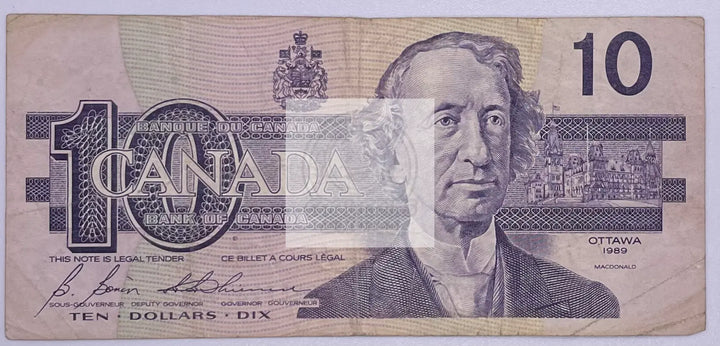 Canada 10 Dollars 1989 P96a - Cool Coins & Notes