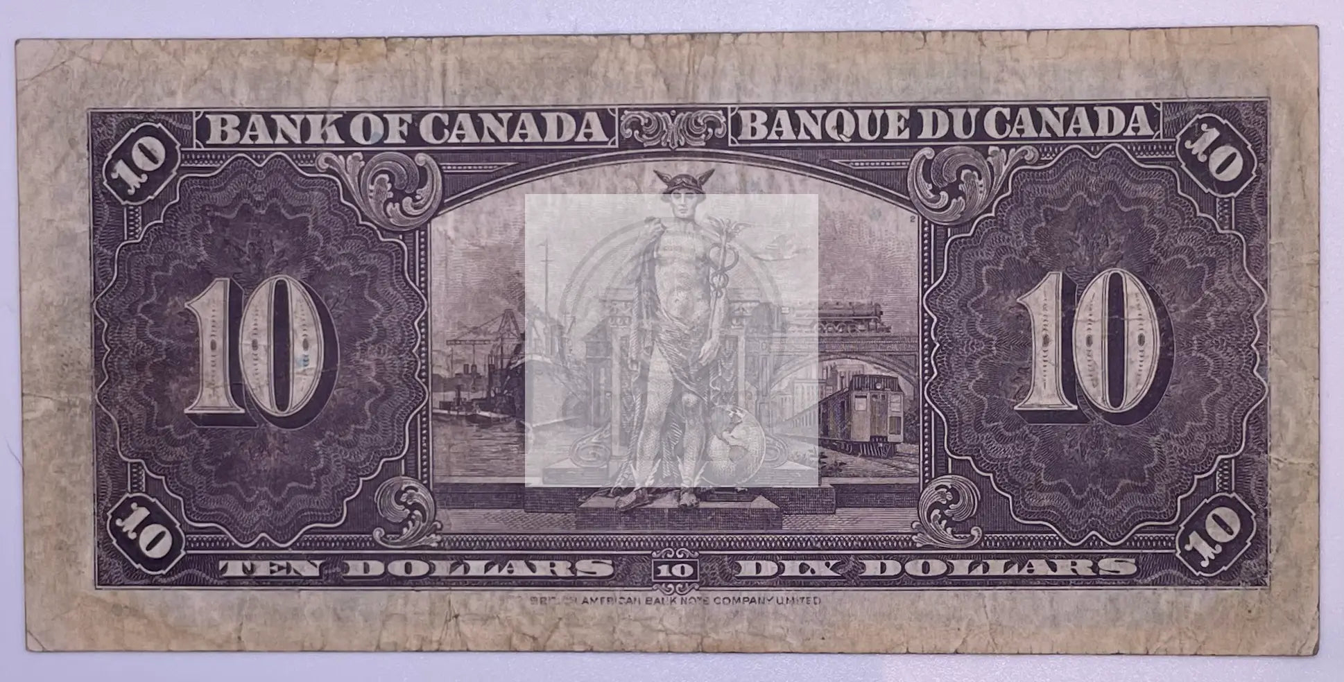 Canada 1937  10 Dollars P61a - Cool Coins & Notes