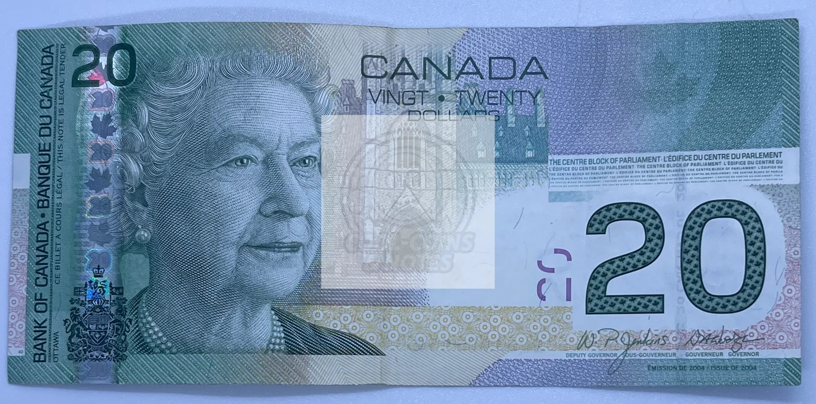 Canada 2010 $20 Pick BC-64b-i, Used Banknote - Cool Coins & Notes