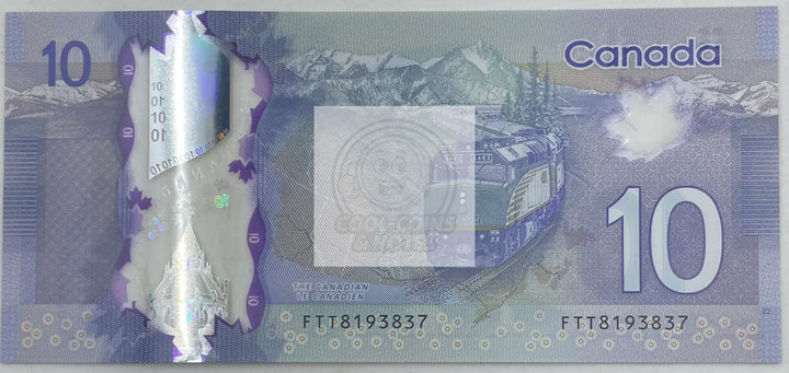 Canada 2013-2014 10 Dollars Polymer P107 UNC Banknote - Cool Coins & Notes