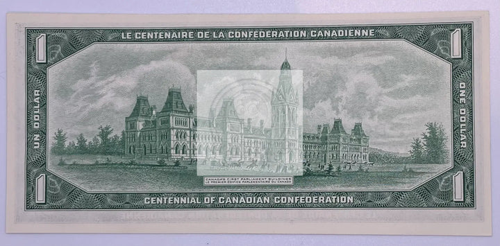 Canada, $1 1967, P-8a, QEII, UNC Commemorative Banknote - Cool Coins & Notes