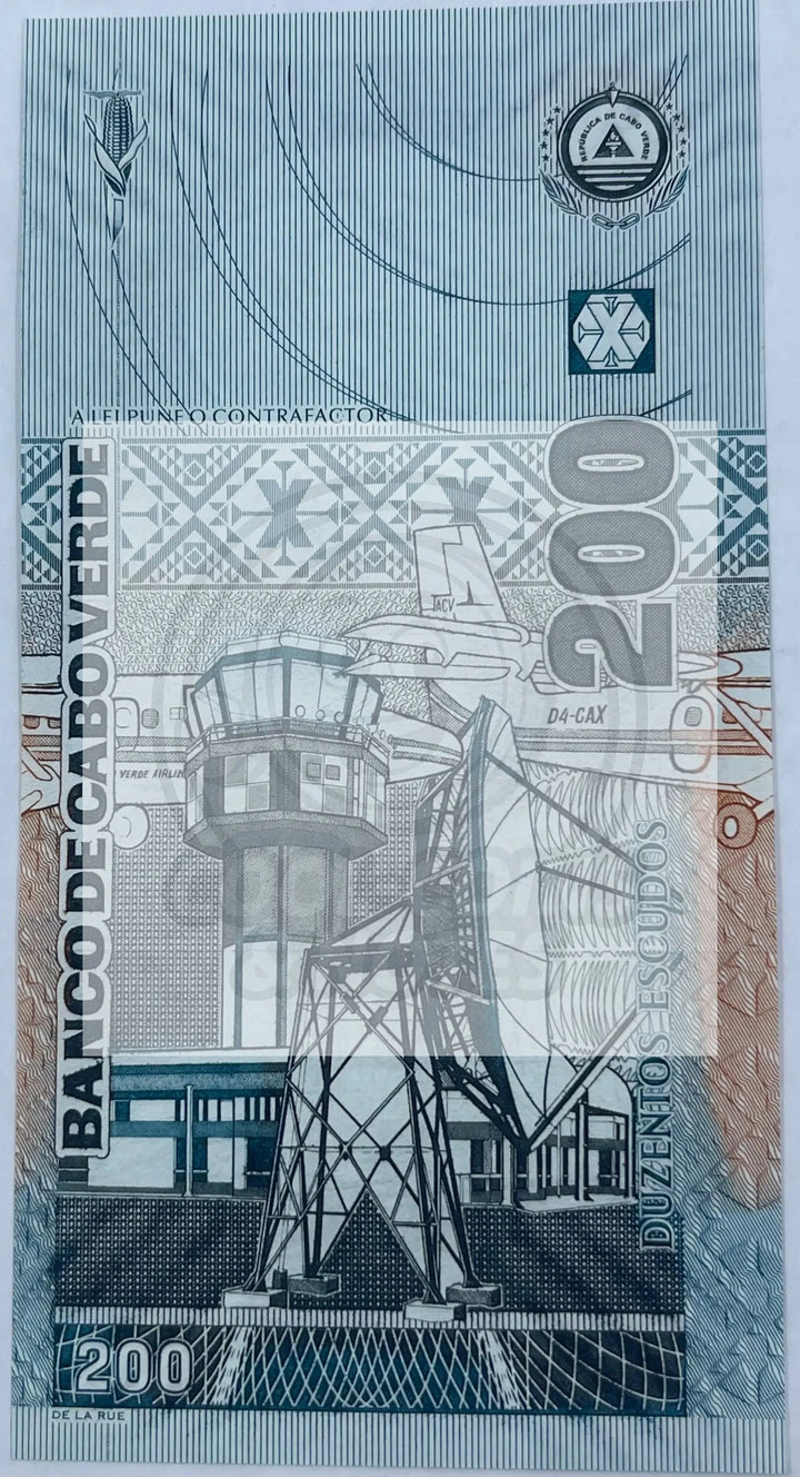 Cape Verde 2005 200 Escudos P58 UNC World Banknote Currency - Cool Coins & Notes