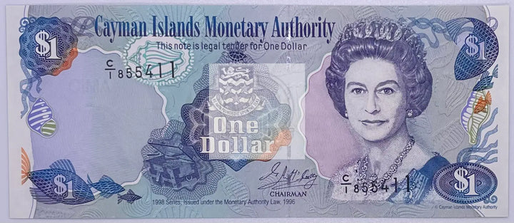 Cayman Islands 1996 $1  P-21 UNC Banknote - Cool Coins & Notes