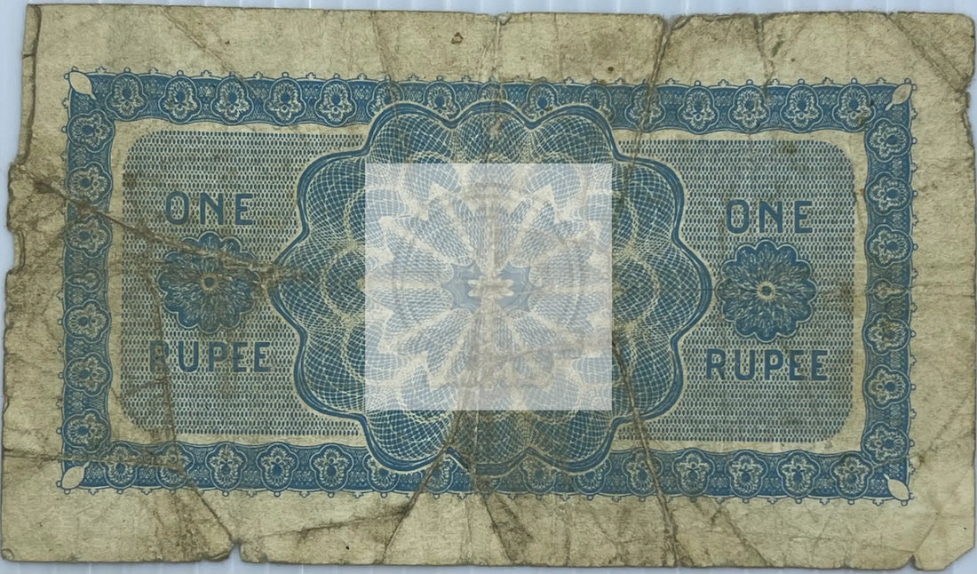 Ceylon 1925-1936 1 Rupee P-16b.1, Used World Banknote Currency - Cool Coins & Notes