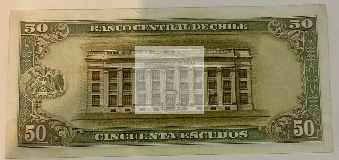 Chile,50 Escudo, ND (1964) P-140b - Cool Coins & Notes