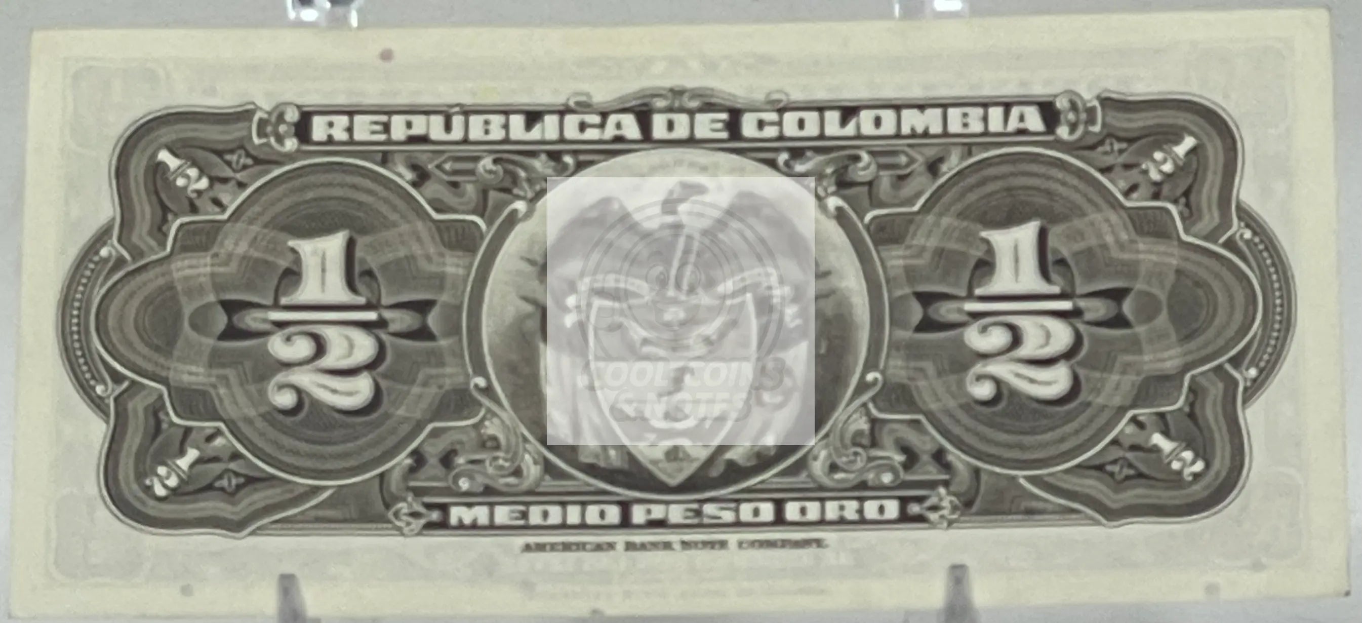 Colombia 1/2 ( Medio ) Peso 1948 P345 UNC, World Banknote - Cool Coins & Notes