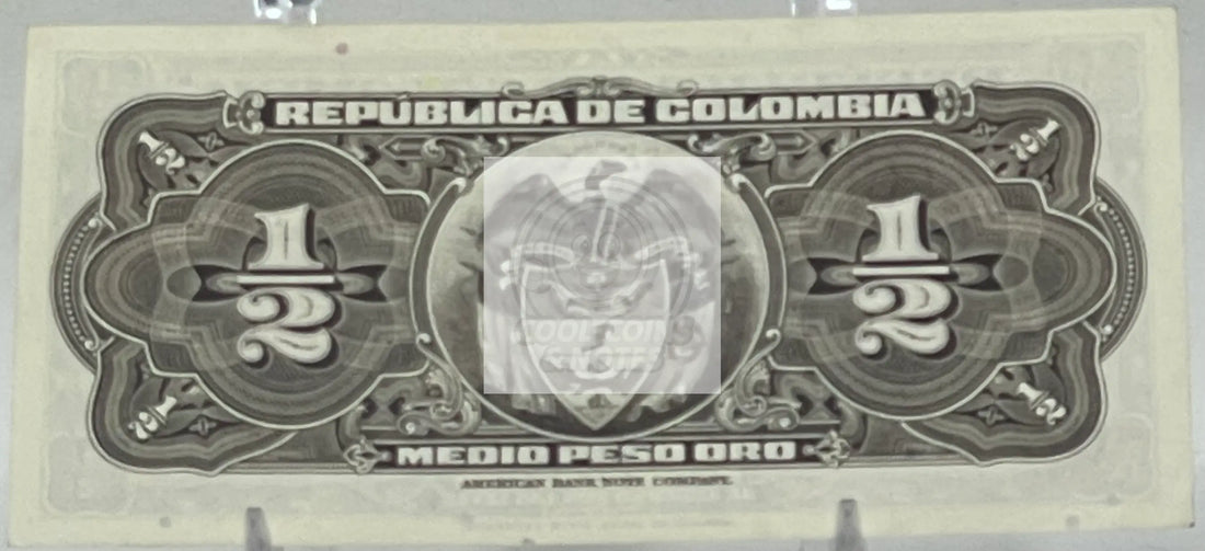 Colombia 1/2 ( Medio ) Peso 1948 P345 UNC, World Banknote - Cool Coins & Notes
