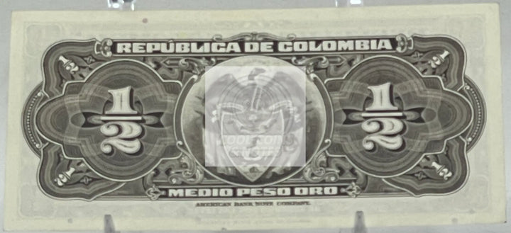 Colombia 1/2 ( Medio ) Peso 1948 P345 UNC, World Banknote - Cool Coins & Notes