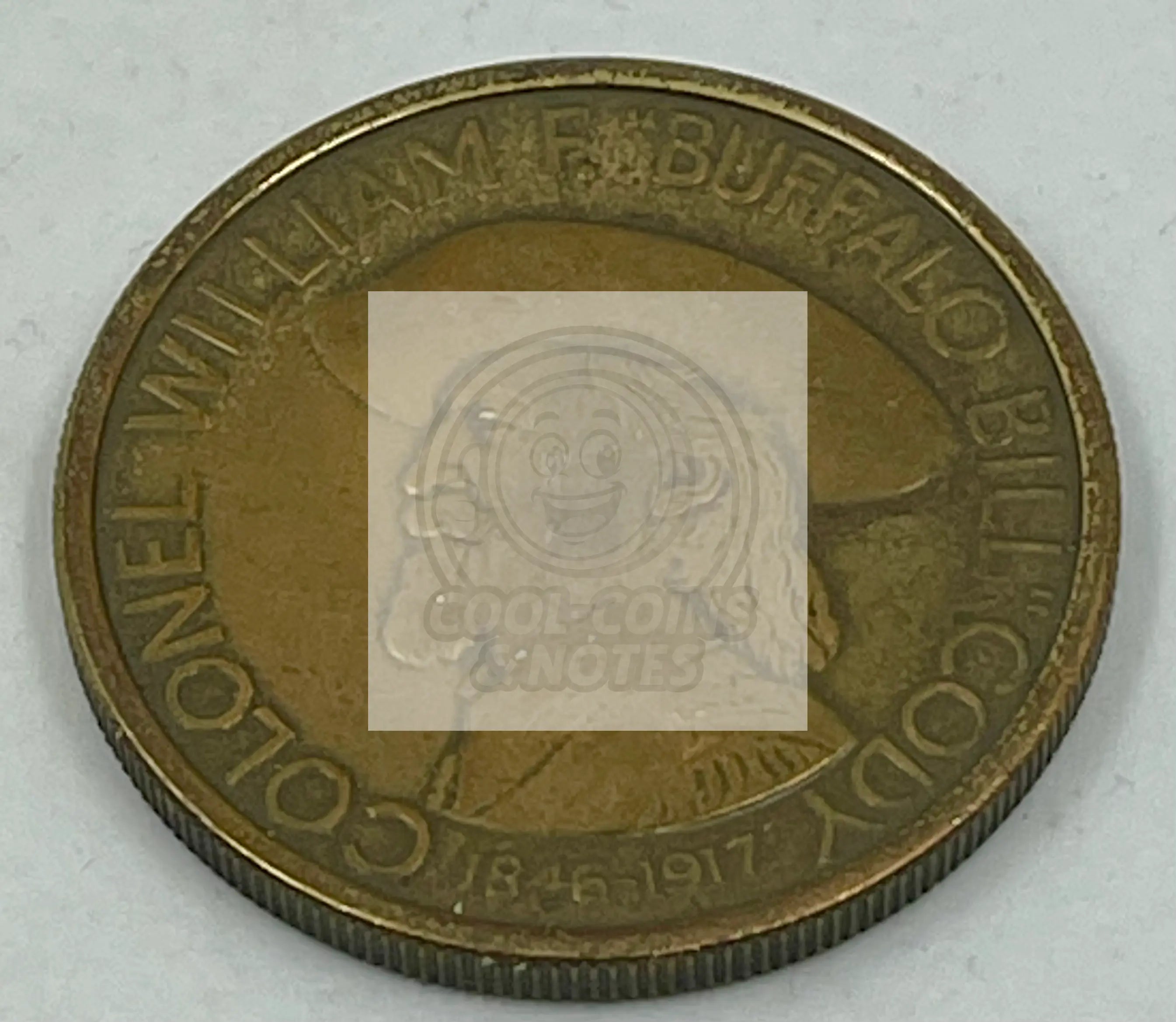 Colonel William F. 'Buffalo Bill' Cody Medal (Pewter - Cool Coins & Notes