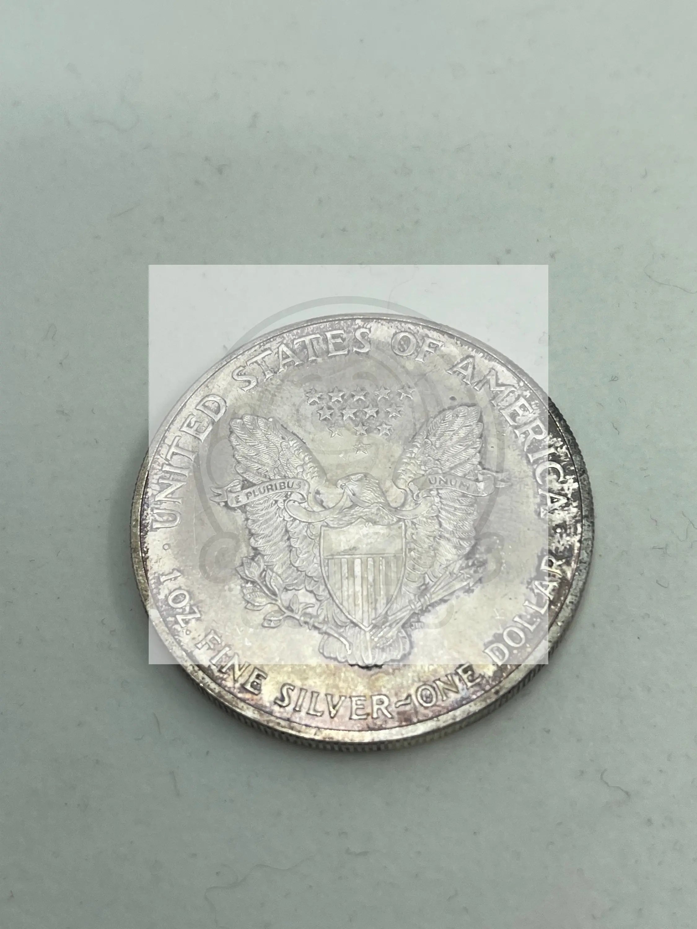 Colorized Spaceship Columbia American Silver Eagle - Cool Coins & Notes