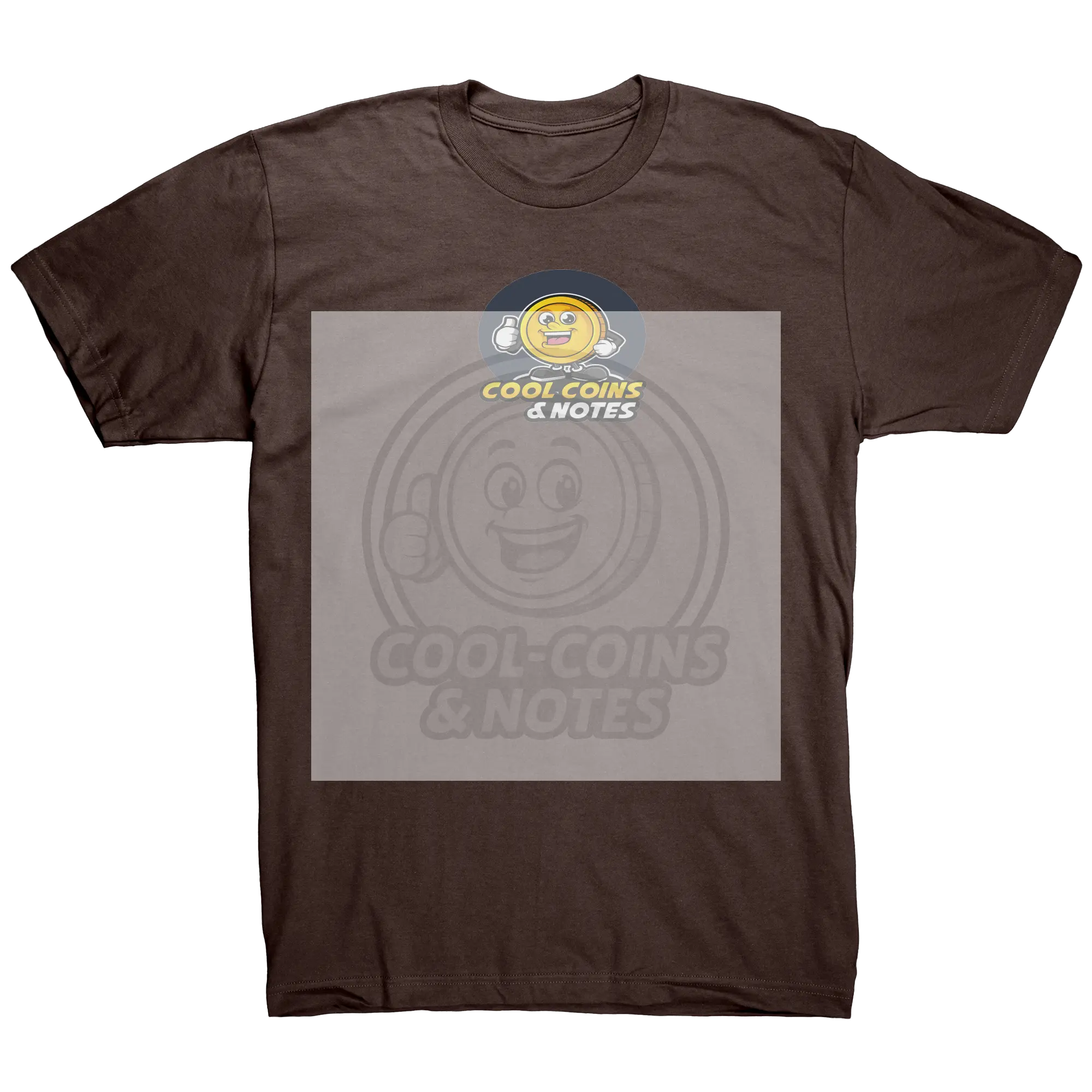 Cool_Coins__Notes_Tee_Shirt_Brown_Mockup.png