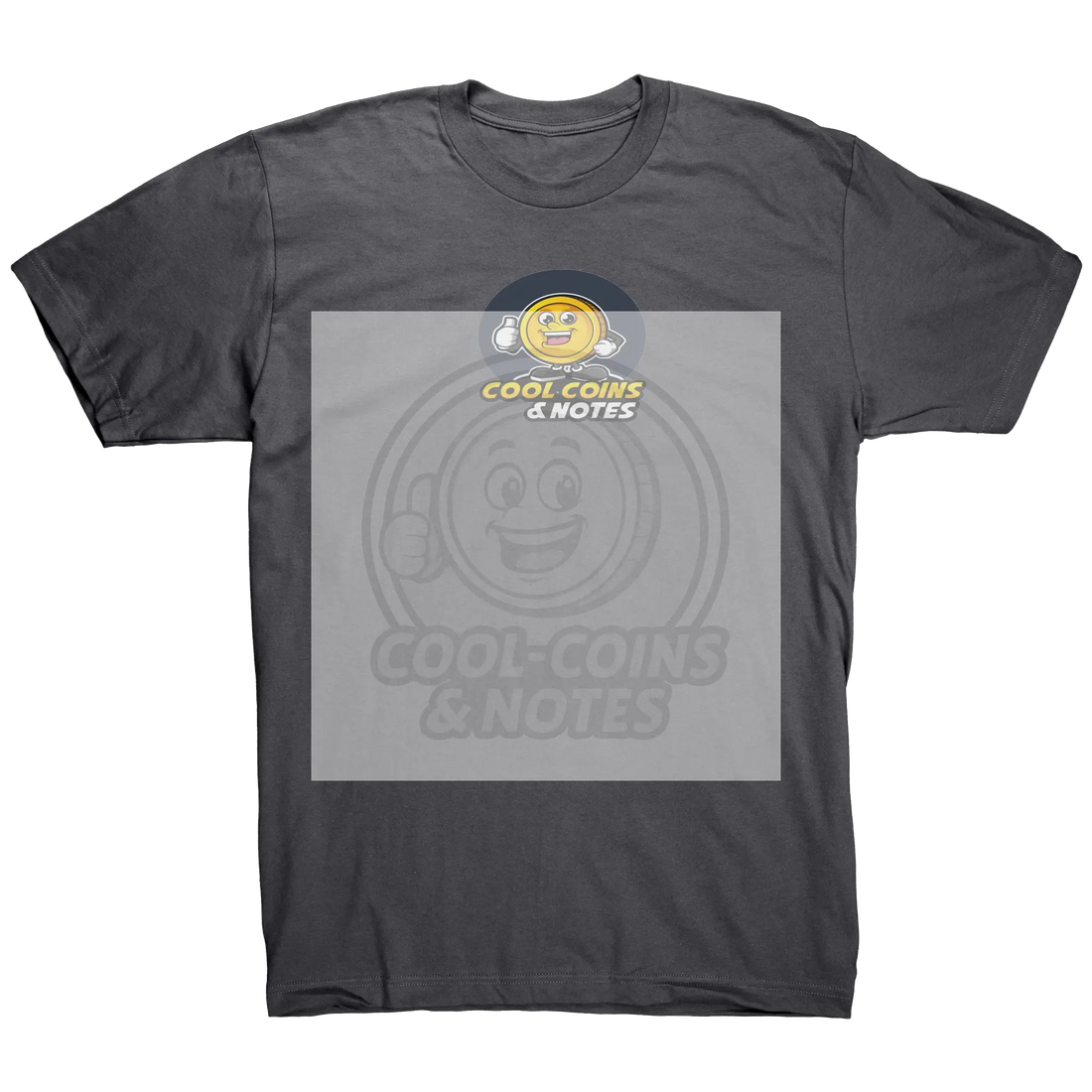 Cool_Coins__Notes_Tee_Shirt_Asphalt_Front_Mockup.png