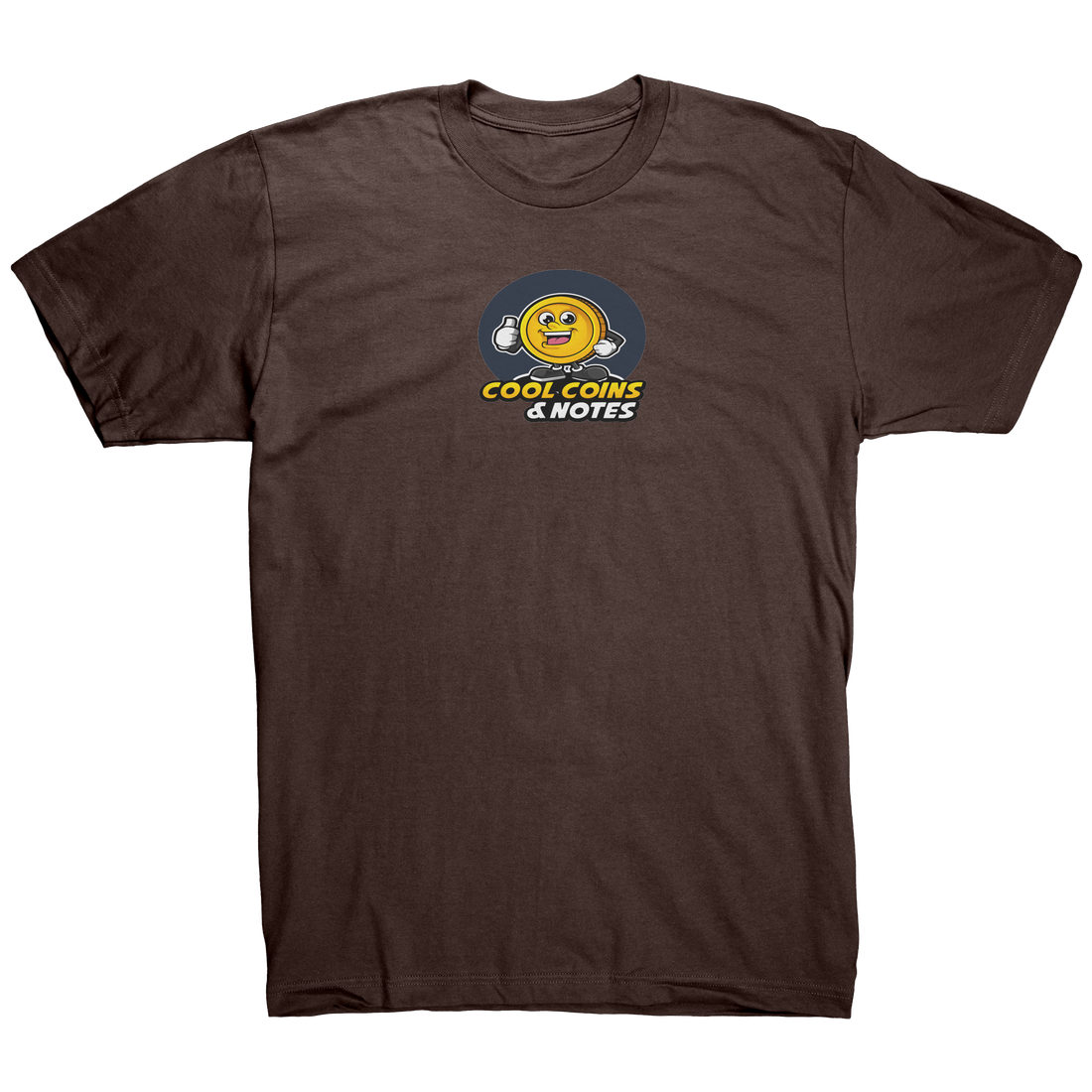 Cool_Coins__Notes_Tee_Shirt_Brown_Mockup.png